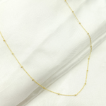 Load image into Gallery viewer, 025R03S4. 14k Solid Yellow Gold Satellite Bead Chain
