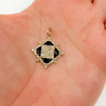 Load image into Gallery viewer, 14K Gold Square Pendants
