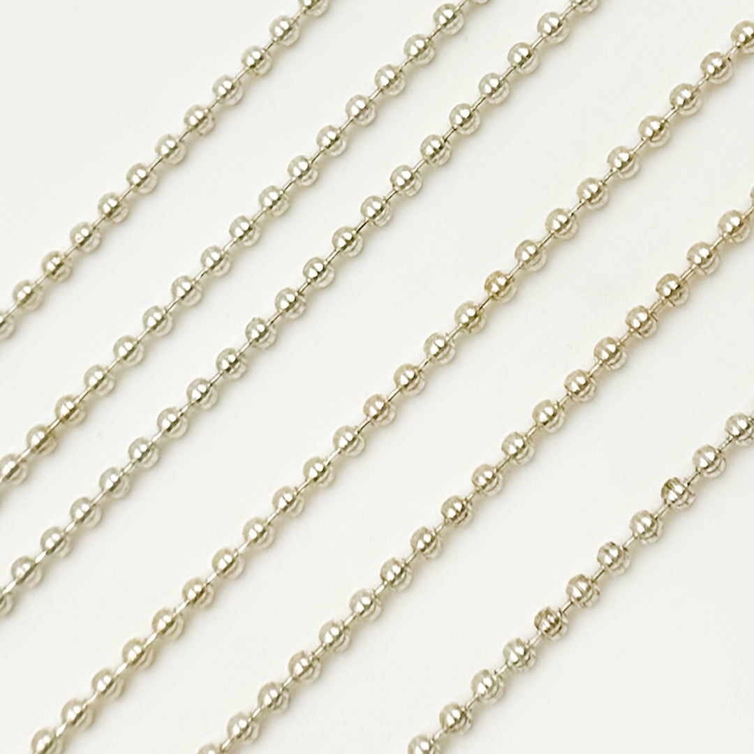 2.0MMBCSS. Sterling Silver Ball Chain
