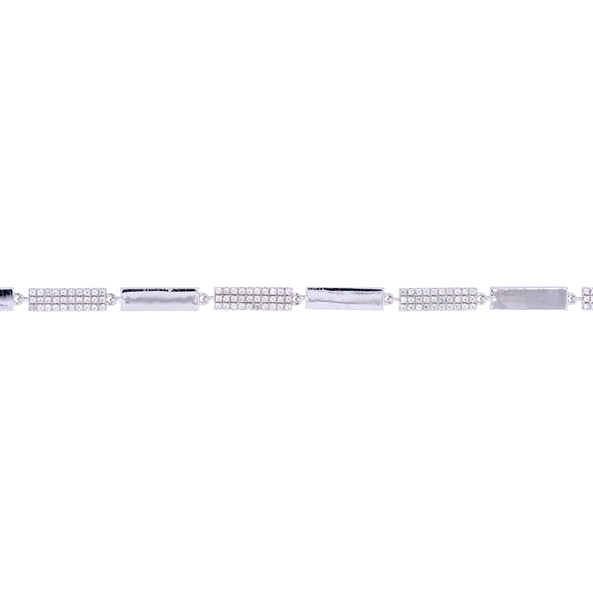 Diamond Fancy Bars Bracelet