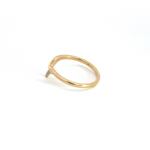 Load image into Gallery viewer, 14k Solid Gold Chevron Diamond Ring. RFA17978
