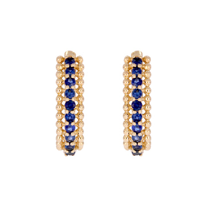EHZ57298. 14K Solid Yellow Gold Hoop Earrings