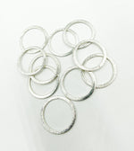 Load image into Gallery viewer, BS3-SS. Sterling Silver Circle 20mm Connector
