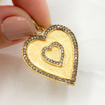 Load image into Gallery viewer, DP571. Diamond Sterling Silver Heart Pendant
