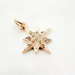 Load image into Gallery viewer, DC411. Diamond Sterling Silver Star Pendant
