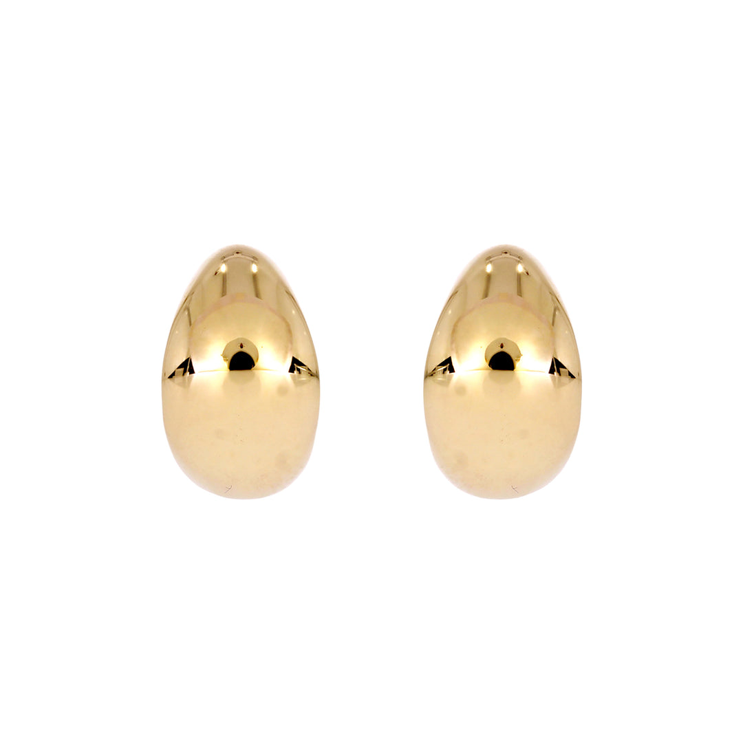 EHZ57568. 14K Solid Gold Fancy Hoop Earrings