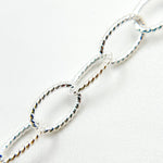 Load image into Gallery viewer, V105SS. Sterling Silver Twisted Cable Chain
