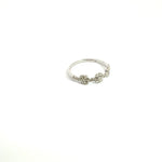 Load image into Gallery viewer, 14K Solid Gold Diamond Flowers Band Ring. RFG17696

