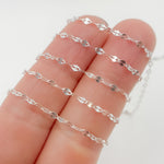Load image into Gallery viewer, Z46SS. 925 Sterling Silver Flat Marina Chain