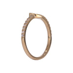 Load image into Gallery viewer, RFD19702. 14K Solid Gold Diamond Heart Ring
