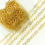Load image into Gallery viewer, Gold Plated 925 Sterling Silver Hammered Round Link Chains