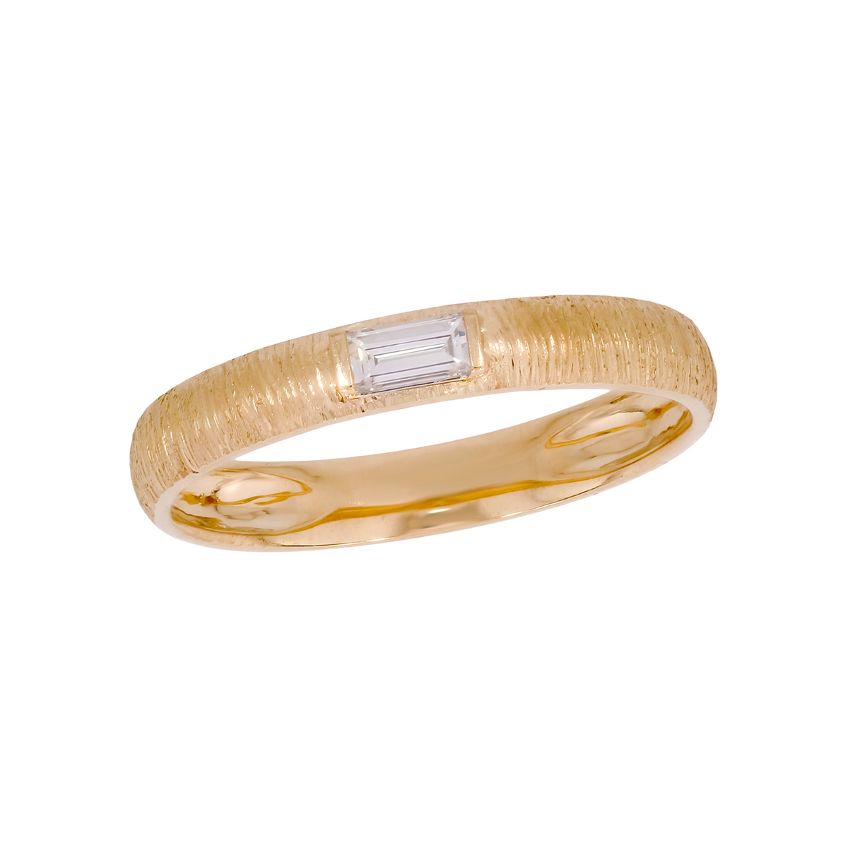 14K Solid Gold Diamond Ring