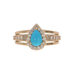 Load image into Gallery viewer, CR97174. 14K Solid Gold Diamond and Gemstone Ring