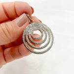 Load image into Gallery viewer, DP411. Diamond Sterling Silver Round Gradient Pendant
