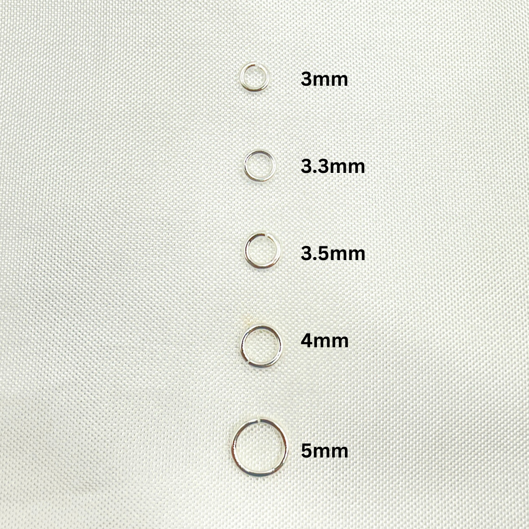 MFT060DE4 - 22ga  4mm Sterling Silver Open Jump Ring