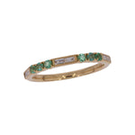 Load image into Gallery viewer, RAB02643EM. 18K Solid Gold Diamond &amp; Emerald Ring
