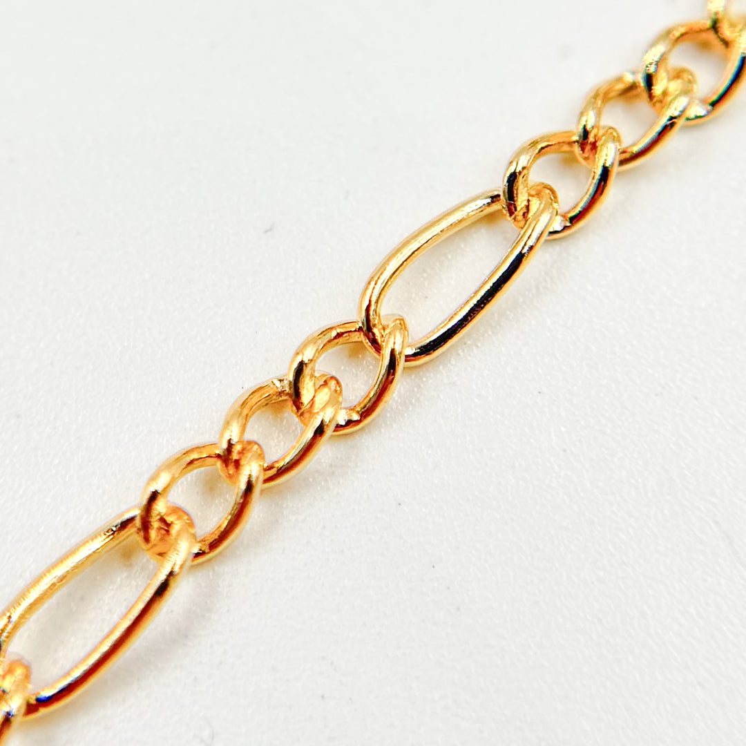 2431CGF. 14K Yellow Gold Filled Figaro Style Chain