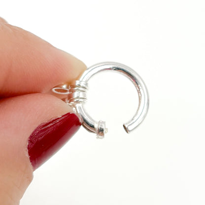 Shop Now White Sterling Silver Spring Ring