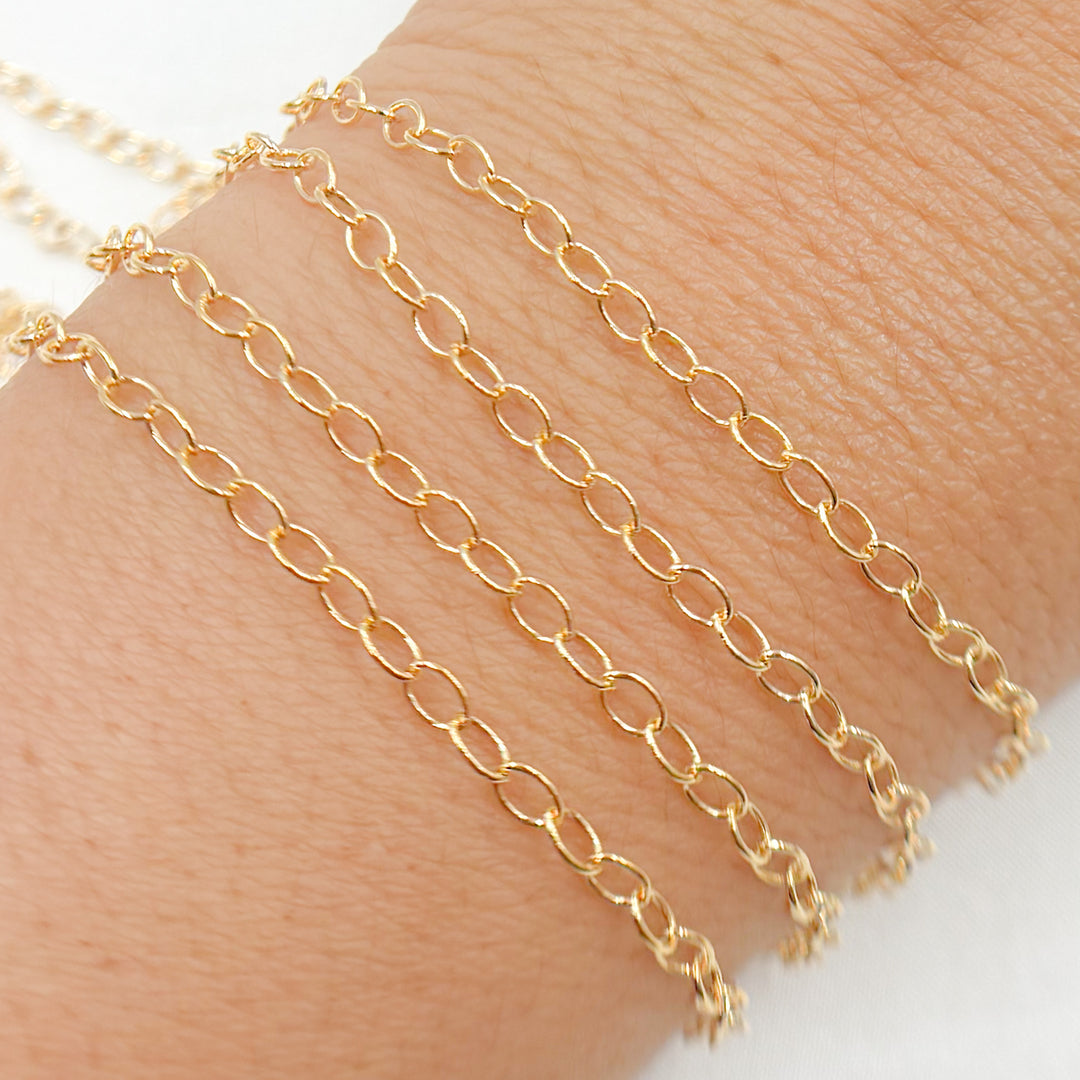 1808GF. 14K Gold-Filled Smooth Cable Chain