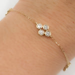 Load image into Gallery viewer, BFI61267. 14k Solid Gold Diamond Bracelet