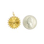 Load image into Gallery viewer, 14K Solid Gold with Diamonds Star Shape Charm. GDP113
