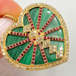 Load image into Gallery viewer, Buy Now 14K Solid Gold Heart Pendant