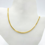 Load image into Gallery viewer, 060HVI2004000. 14K Yellow Gold Hollow Franco Chain