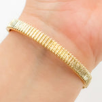 Load image into Gallery viewer, BNZ68428TQ. 14k Solid Gold Gemstone Bangle
