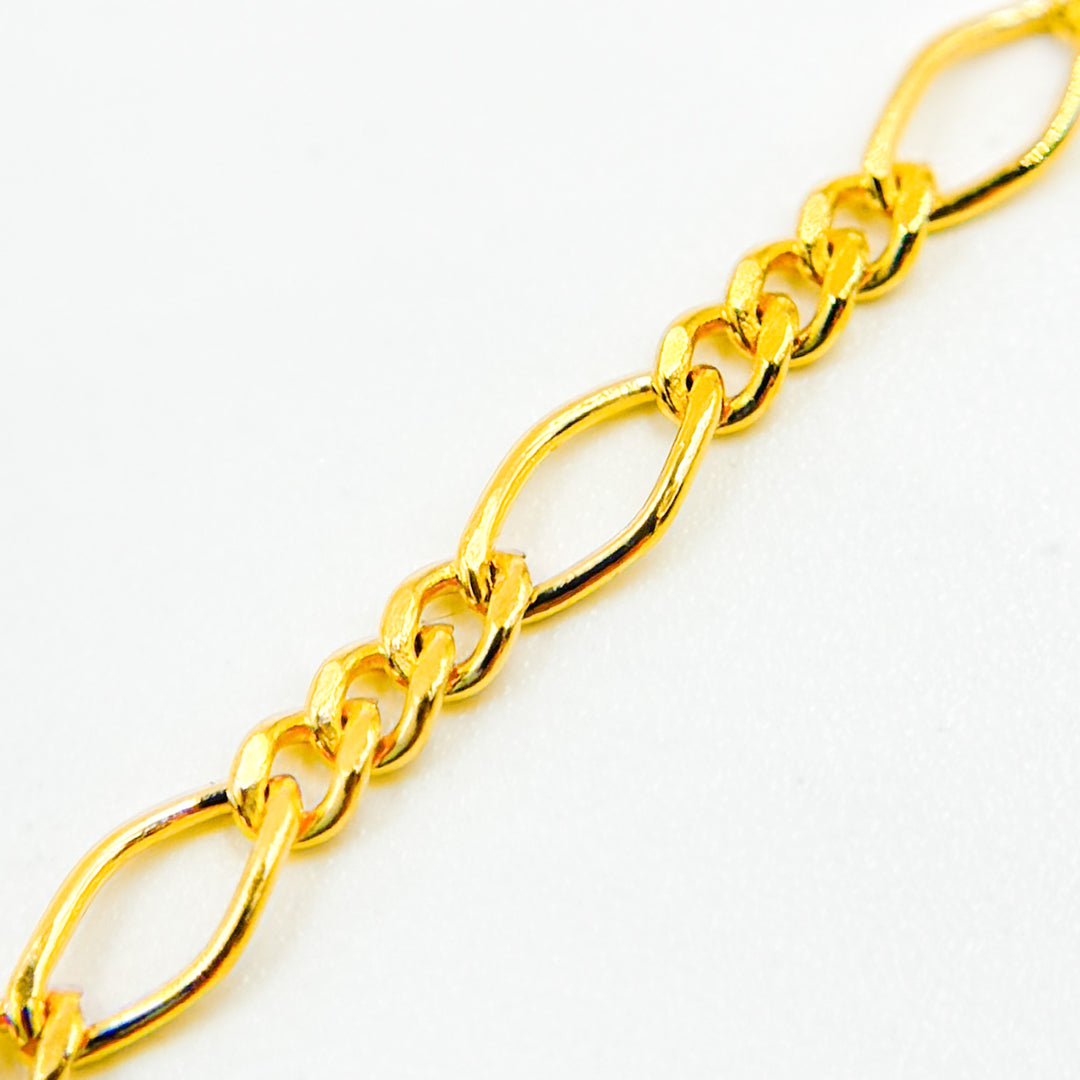 V231GF. 14K Gold Filled Long & Short Link Chain