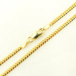 Load image into Gallery viewer, 060R04GGA3. 14K Solid Yellow Gold Curb Link Chain
