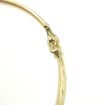 Load image into Gallery viewer, 14K Solid Gold Matte Textured Bangle. Bangle13
