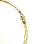 Load image into Gallery viewer, Bangle13. 14K Solid Gold Matte Textured Bangle
