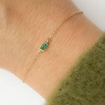 Load image into Gallery viewer, CB96328. 14k Solid Gold Gemstone Bracelet