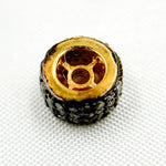 Load image into Gallery viewer, DC567. Diamond Sterling Silver Spacer Bead
