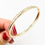 Load image into Gallery viewer, BNJ68608. 14K Solid Yellow Gold Diamond Bangle