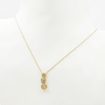 Load image into Gallery viewer, 14K Solid Gold Diamond Necklace. NFD70902

