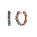 Load image into Gallery viewer, EHD57671. 18K Solid Gold Diamond &amp; Gemstone Earrings