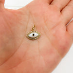 Load image into Gallery viewer, GDP599. 14K Gold Evil Eye Pendant
