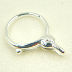 Load image into Gallery viewer, 239. Sterling Silver Round Trigger Clasp
