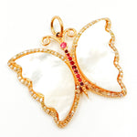 Load image into Gallery viewer, 14K Solid Gold Butterfly Pendant