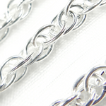 Load image into Gallery viewer, Y104SS. 925 Sterling Silver Hollow Rope Chain
