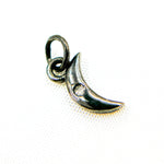 Load image into Gallery viewer, DC874. Diamond Sterling Silver Mini Moon Charm
