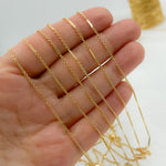 Load image into Gallery viewer, 14k Gold Filled Satellite Bar Chain