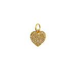 Load image into Gallery viewer, 14K Solid Gold Heart Pendant with Diamonds. GDP199
