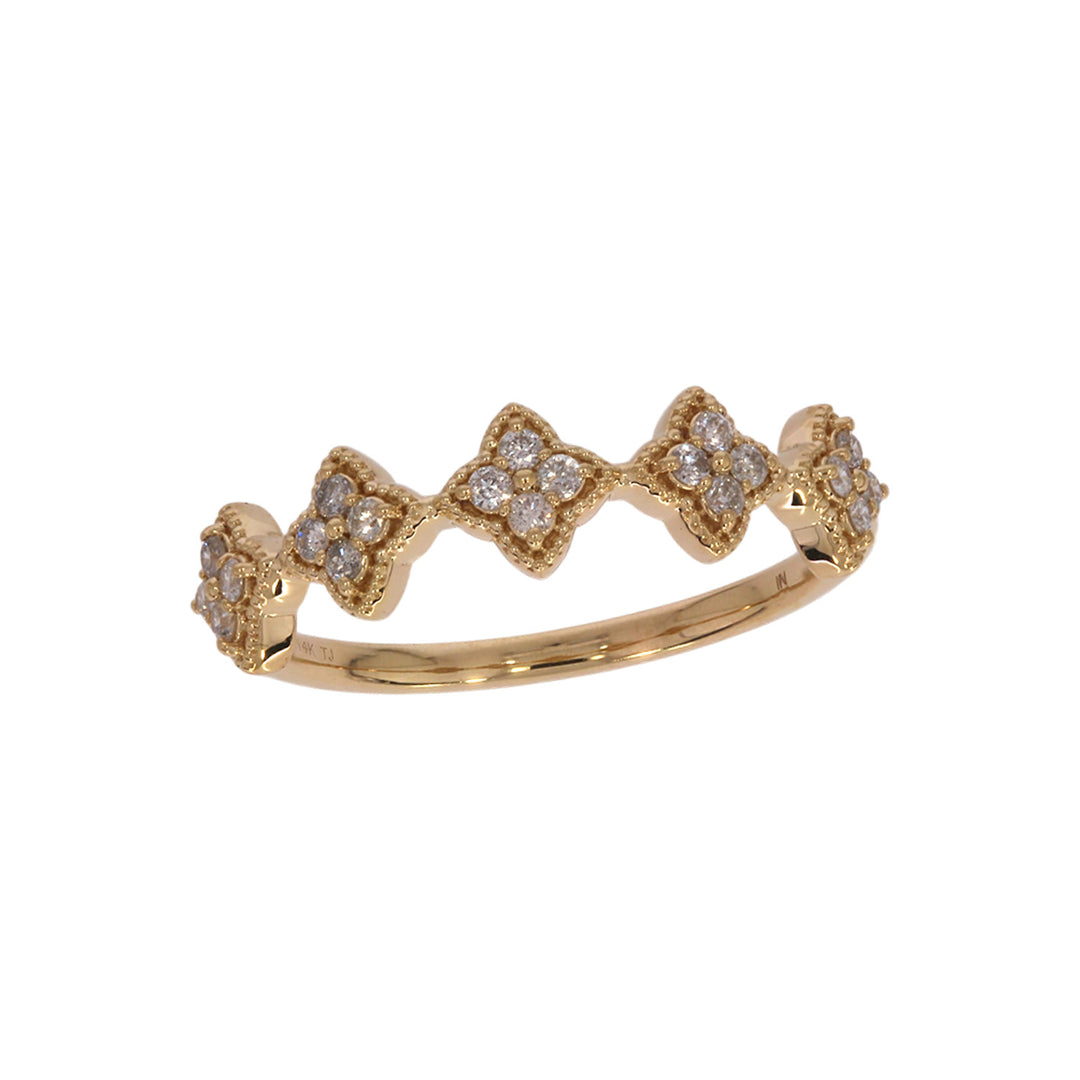 RAD02565. 14K Solid Gold Diamond Ring