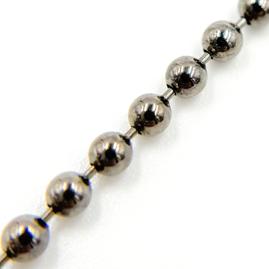 Buy Now  Rhodium Bead Necklace