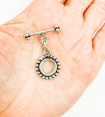 Load image into Gallery viewer, 925 Sterling Silver Toggle Lock 15mm Round. Toggle5SS
