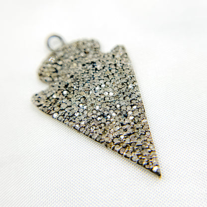 DP2006. Diamond & Sterling Silver Arrow Head Pendant