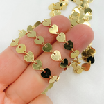 Load image into Gallery viewer, Gold Plated 925 Sterling Silver Heart Chains
