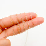 Load image into Gallery viewer, XM1003TT. 14k Gold Filled 1 Long &amp; 3 Sterling Silver Short Link Chain
